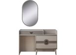 Set Camera Da Letto Toeletta+1X Pouf+1X Specchio 3Pz, Jvmoebel