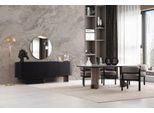 Set Sala Da Pranzo Di Design Tavolo Da Pranzo 6X Sedie Credenza Specchio 9 Pezzi
