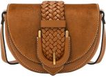 Fossil Borsa A Tracolla Harwell Flap Crossbody Bag Brown Marrone