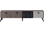 Soggiorno Rtv Legno Marrone Mobile Tv Basso Jvmoebel