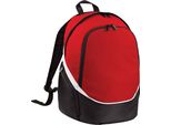 Quadra - Zaino "Pro Team"" PC6162 (Taglia Unica) (Rosso/Nero/Bianco)"
