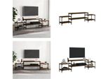 Vidaxl Mobile Tv Marrone Effetto Rovere 197X35X52 Cm Materiale A Base Di Legno - Mobile Tv - Mobile Tv - Mobili Tv - Porta Tv