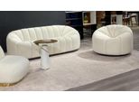Soggiorno Bianco Moderno 2X Poltrona Divano 3 Posti Jvmoebel