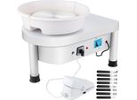 Vevor Ceramica Macchina 280W Ceramica Elettrica 25Cm Ceramica Macchina 220V Ruota Macchina Fai Da Te Piedi Regolabili Con Set Scultura Macchina Ceramica Elettrica Con Pedaliera E Lavabo