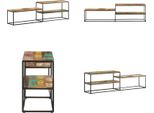 Vidaxl Mobile Tv 180X30X50 Cm Legno Massiccio Riciclato - Mobile Tv - Mobili Tv - Mobili Tv - Credenza