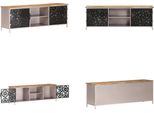 Vidaxl Mobile Tv 120X30X40 Cm Legno Di Mango Grezzo - Mobile Tv - Mobili Tv - Mobili Tv - Credenza