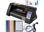 Vevor Plotter Da Taglio Per Vinile 375 Mm, Taglierina Per Lamine Max. Larghezza Di Taglio 285 Mm, Macchina Plotter Software Signmaster, Plotter Compatibile Con Windows, Plotter Per Vinile Semi-Automatico Precisione Di Taglio ±0,001 Mm