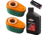 Candela + Filtro + Olio Per Tosaerba Per Briggs & Stratton B&S Dov 700 725 750 775