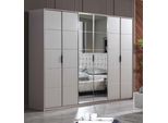 Armadio Grigio A 6 Ante Per Camera Da Letto Armadi Di Lusso In Vetro Jv Moebel