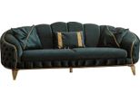 Chesterfield 2X 3 Posti Divano Imbottito Sedile Tessile Divano Jvmoebel