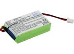Techtek Batteria Compatibile Con [Dogtra] 2300-NCP Advance, 2300NCP Receiver, 2300RX Receiver, 2302-NCP Advance, 2302NCP Receiver, 2500B Receiver, 25