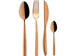 Set Di Posate Orion Set Di Posate In Acciaio Inox Rosso Rame Da 24 Pezzi