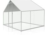Recinto Per Polli Ruspanti Yakimz 3X2X2M - Pollaio In Metallo 6 M² Con Porta E Serratura