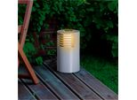 Luce Solare A Led Per Sentieri - Circa Ø 20 Cm X 35 Cm - Luce Da Giardino In Metallo / Plastica
