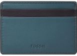 Fossil Portacarte Steven Card Case Pacific Celeste