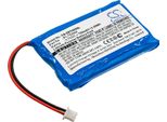 Techtek Batteria Compatibile Con [Educator] 1200 Receivers, 1200 Transmitters, 400 Transmitters, 800 Receivers, 800 Transmitters, ET-400 Transmitters