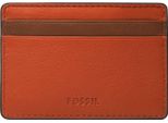 Fossil Portacarte Steven Card Case Persimmon Arancione