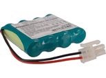 Techtek Batteria Compatibile Con [Omron] HEM-907, HEM-907-PBAT, HEM-907XL, Intellisense HEM-907 Professional Blood Pressure Monitor, Intellisense Hem