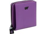 Braun BüFfel Pelle Portafoglio Capri Zip Wallet Viola Porpora