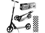 Coil City Scooter, Monopattino Per Bambini, Monopattino, Pieghevole, Monopattino Per Bambini, Regolabile In Altezza, Cuscinetti ABEC-7, Ruote Con Diametro Di 20 Cm, Gamba Pieghevole, Scacchi