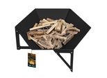 Kotarbau® Ciotola Per Fuoco Con Gambe In Acciaio Inox Ciotola Per Fuoco Da Esterno Ciotola Esagonale Per Giardino 64 Cm X 56 Cm Esagono Per Falò E Campeggio Cesti Per Fuoco Da Esterno