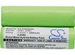 Techtek Batteria Compatibile Con [Eltron] 100, 2100, 2200, 2205, Intercontinental, International, Per [Remington] 10468, 457, 4B3, 5BF1(M), 6BL2, 7BF