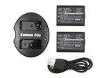 Techtek Batteria Compatibile Con [Canon] Eos 1100D, Eos 1200D, Eos Kiss X50, Eos Rebel T3, Eos Rebel T5 Sostituisce LC-E10, Per LC-E10C, Per LC-E10E,