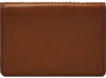 Fossil Porta Carte Di Credito Portafoglio Westover Snap Bifold Medium Brown Marrone