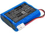 Techtek Batteria Compatibile Con [Biolight] BLT-E30, Per [Bollywood] E30 Ecg Sostituisce 12-100-0015, Per LB-05