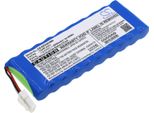Techtek Batteria Compatibile Con [Kenz Cardico] Cardico 601, ECG-601, Per [Suzuken] Kenz Ecg 305, Kenz ECG-305 Sostituisce 10HR-AAU