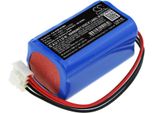 Techtek Batteria Compatibile Con [Carewell] ECG-1103, ECG-1103B, ECG-1103G, ECG-1103L, ECG-1106 Sostituisce HX-18650-14.4-2000