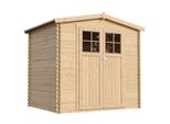 Casetta Da Giardino In Legno - Casetta Per Attrezzi In Legno - Porta Di Alta Qualità Con Serratura B236Xl226Xh218 Cm/ 4,33 M2 - Tetto Impermeabile Timbela M369F