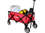 Carrello Manuale Pieghevole Fch Carrello Da Trasporto Carrello Per Attrezzature | Pieghevole | Pneumatici In Gomma Piena | Capacità Di Carico Fino A 100 Kg Carrello Da Trasporto Rimorchio Da Giardino