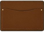 Fossil Portacarte Anderson Card Case Brown Marrone