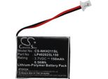 Techtek Batteria Compatibile Con [Nokia] HS-21W Sostituisce LP402025L150