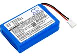 Techtek Batteria Compatibile Con [Ctms] Eurodetector Sostituisce 1ICP62/34/48 1S1P