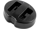 DF-LPE5UH Caricabatterie Compatibile Con [Canon] Eos 1000D, Eos 450D, Eos 500D, Eos Kiss F, Eos Kiss X2, Eos Kiss X3, Eos Rebel T1I, Eos Rebel Xs 18-