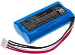 Techtek Batteria Compatibile Con [Philips] SB500M, SB500M/00, Sboqbox, Shoqbox SB500M Sostituisce INR18650-2S