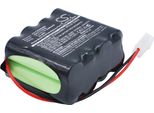 Techtek Batteria Compatibile Con [Cardiette] AR600 E.C.G., Ecg Recorder AR600ADV, Per [Colson] Ecg Cardiette AR600 Sostituisce 120236, Per BATT/11023