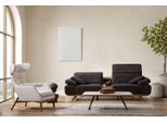 Suite A Tre Posti In Marrone E Bianco Lussuosa Poltrona Imbottita Set Da 2 Pezzi