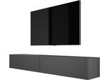 TV-SCHRANK : Antracite, (2 X 100 Cm) X 34 X 32 Cm