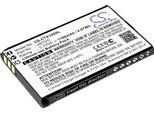 Techtek Batteria Compatibile Con [Contacta] RF-RX1, RF-TRX, RF-TX1 Sostituisce Vatoo, Per XU100596-17005A