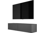 TV-SCHRANK : Antracite, 140 X 34 X 32 Cm