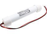 Techtek Batteria Compatibile Con [Erc] Combitronic Emergency Lighting System, Lfe 03B, Lfe 05B, Lfe 05S, Per [Arts] Sd S3 Nt U C75 Sostituisce 098017