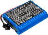 Techtek Batteria Compatibile Con [Cardiomonitor] Comen Star 8000, Comen Star 8000 E, Per [Comen] M2000A, Star 8000, Star 8000 E Sostituisce 022-00008