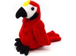 Cornelissen - Peluche - Pappagallo - 11 Cm - Rosso