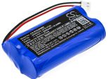 Techtek Batteria Compatibile Con [Natus] Algo 3, Algo 3I, Audiometer Algo 3, Audiometer Algo 3I Sostituisce 88889209, Per EPG-0766, Per EPG-0766 Rev