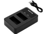 DF-CNE170UH Caricabatterie Compatibile Con [Canon] Eos 200D, Eos 250D, Eos 750D, Eos 760D, Eos 770D, Eos 77D, Eos 77DEOS M3, Eos 800D, Eos Kiss X8I,