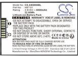 Techtek Batteria Compatibile Con [Aisino] A90 Sostituisce HBT-01
