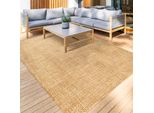 Tappeto Per Esterni Ella 2 Colori Durevole E Resistente Alle Intemperie Beige 80 X 150 Cm